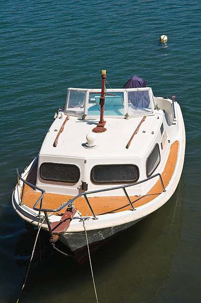 Cabin cruiser. Brindisi. Puglia. Italy.