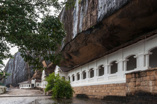 Dambulla Buddhist Temple, the largest cave temple in Sri Lanka