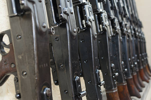 istock Arsenal of German MG42 Machine-guns 187207333