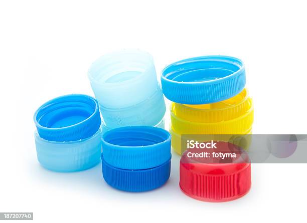 Frasco De Cups - Fotografias de stock e mais imagens de Azul - Azul, Bebida, Branco