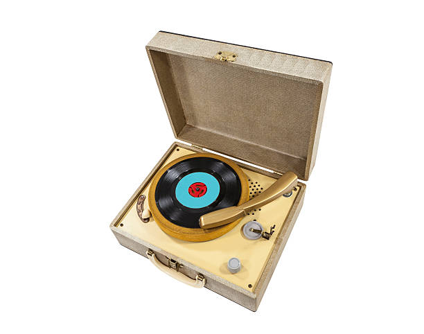 istock Vintage Little Record Player In A Box 187210027