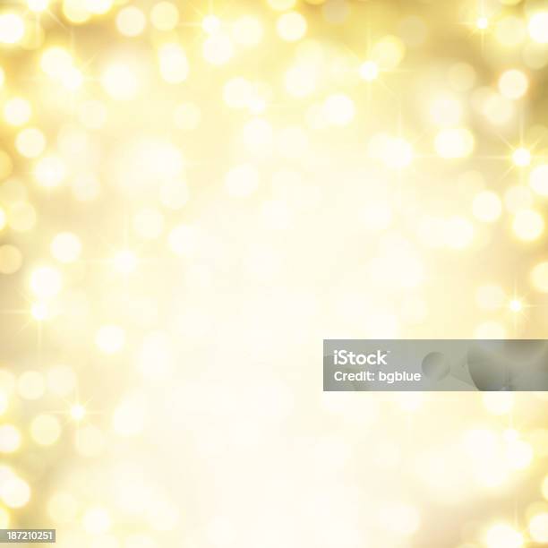 Desfocar O Ouro Luzes - Arte vetorial de stock e mais imagens de Lantejoula - Lantejoula, Plano de Fundo, Natal