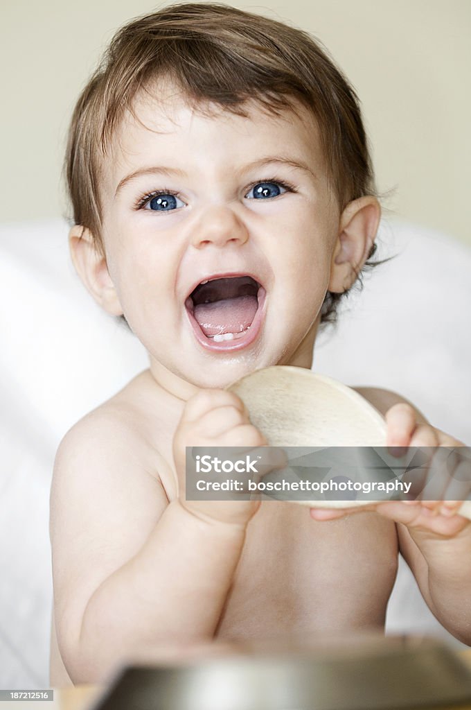 Bebé feliz - Royalty-free 6-11 meses Foto de stock