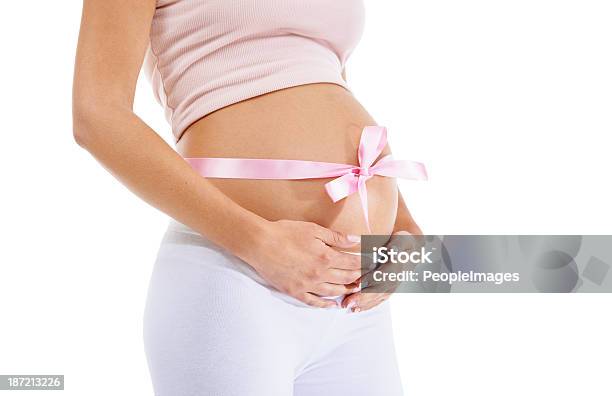 Affectionately Wrapped Stock Photo - Download Image Now - Abdomen, Adult, Adults Only