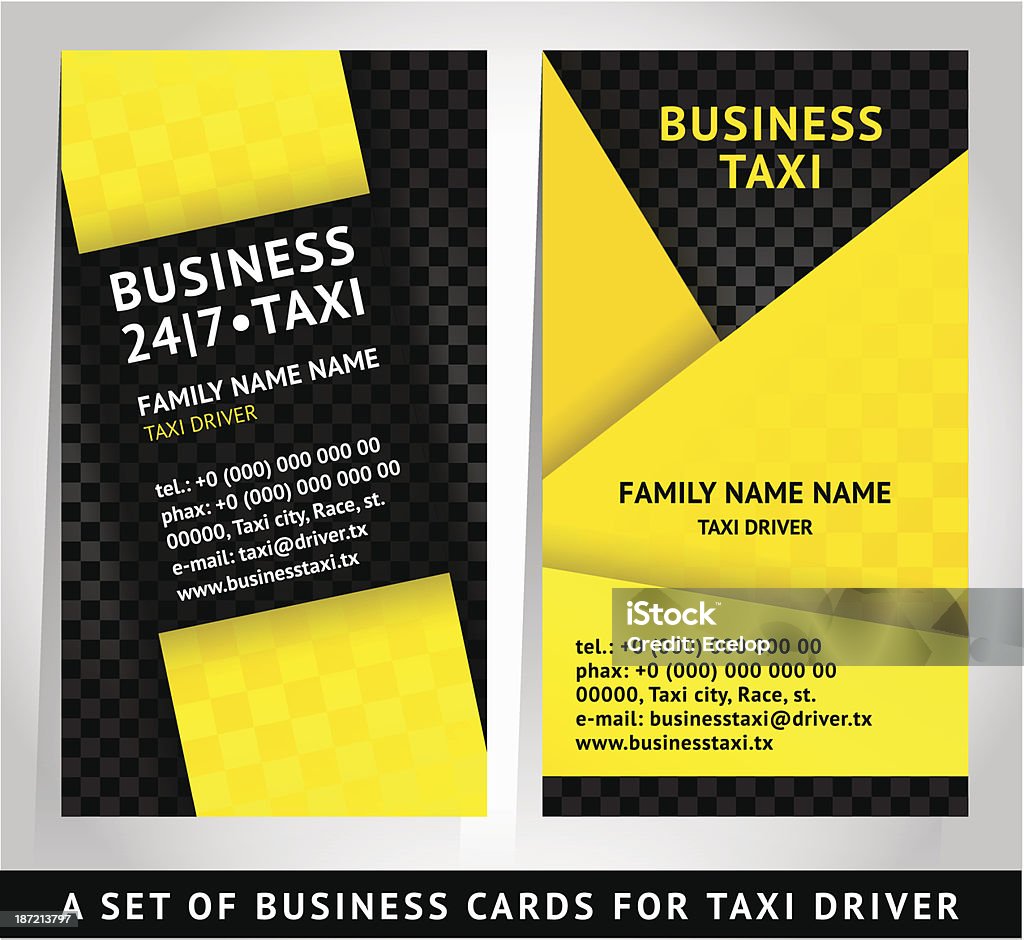 Business card Шаблон - Векторная графика Автомобиль роялти-фри