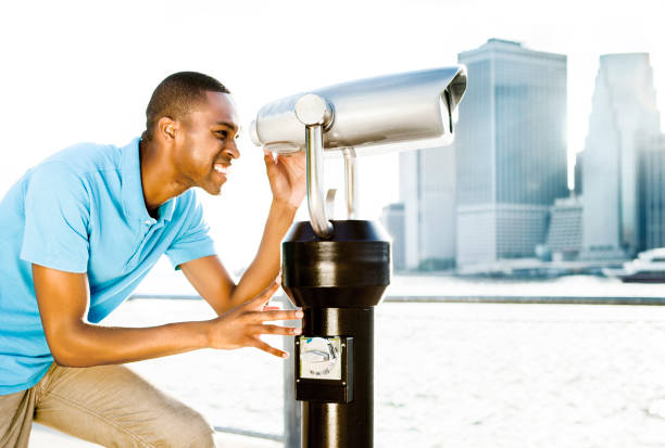 istock Man at New York City 187213824
