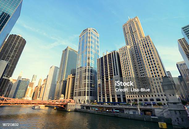 Chicago Cityscape Stock Photo - Download Image Now - Architecture, Bridge - Built Structure, Building Exterior