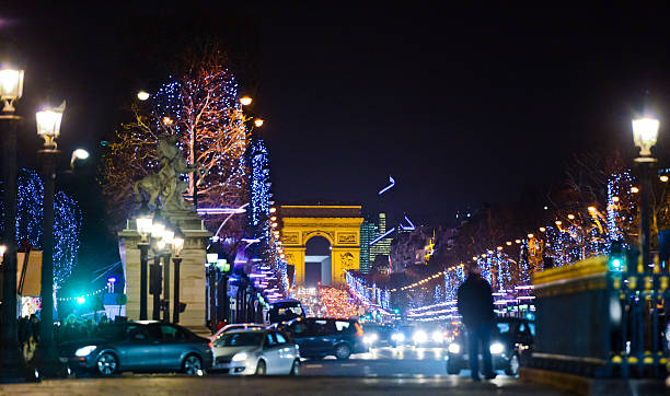 istock Champs-Elysses at Christmas Night 187214153