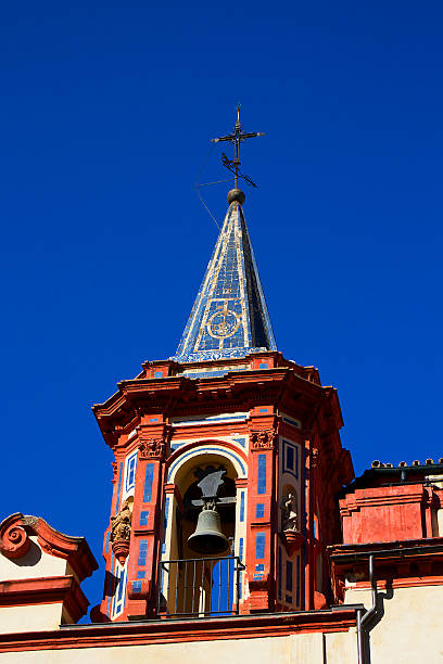 колокольня - malaga seville cadiz andalusia стоковые фото и изображения