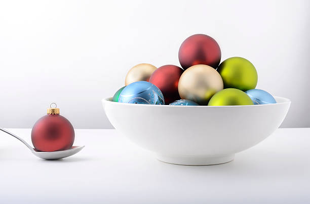 Dining with Christmas Ornaments, Conceptual