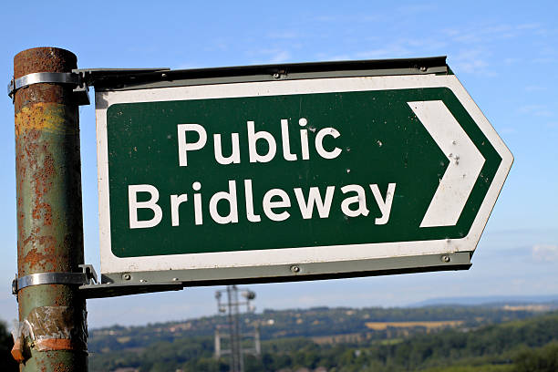 istock Public bridleway notice North Downs Way Surrey Hills 187216626