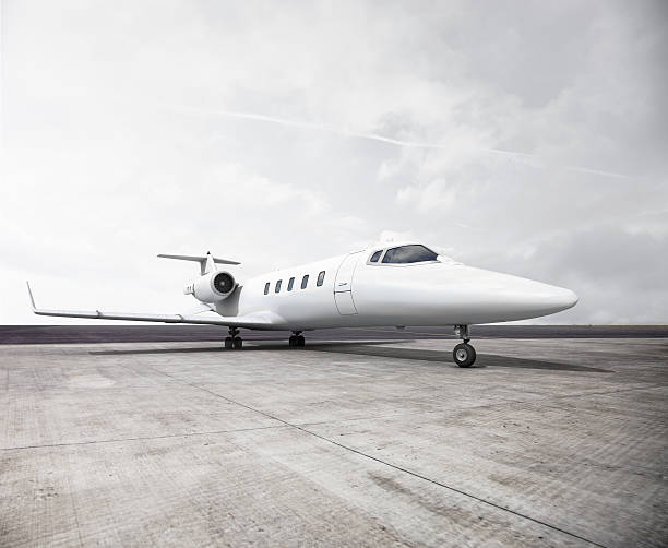 istock A private jet on the runway about to take off 187216657