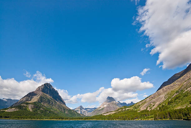 istock Grinnell Point from Swiftcurrent Lake 187217310
