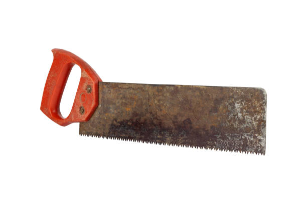 istock wood hand saw, old saw isolated from background 1872179498
