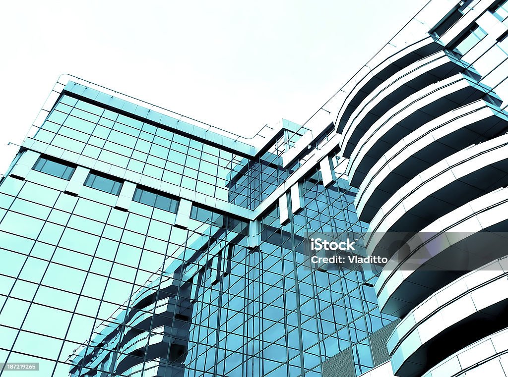 スクエアのサイドパネルのビジネスセンター - ガラスのロイヤリティフリーストックフォト