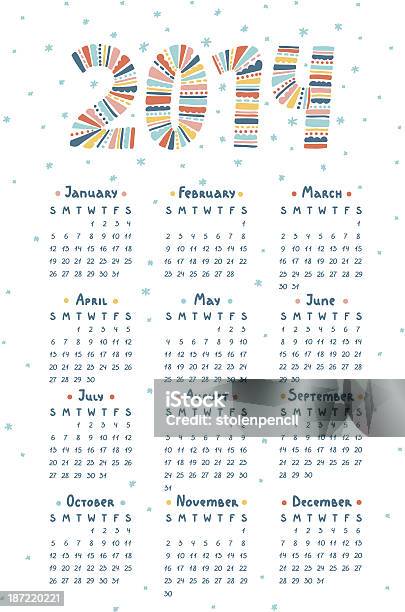 2014 年のカレンダーかわいい落書き - 2014年のベクターアート素材や画像を多数ご用意 - 2014年, いたずら書き, イラストレーション