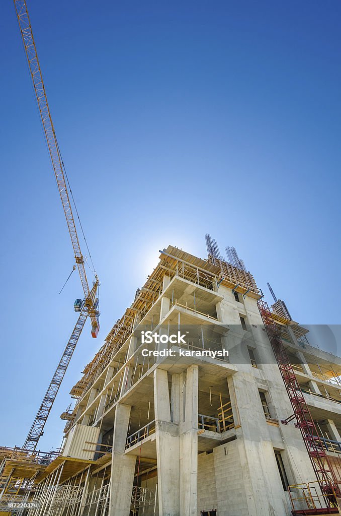 Construção Site. - Foto de stock de Apartamento royalty-free