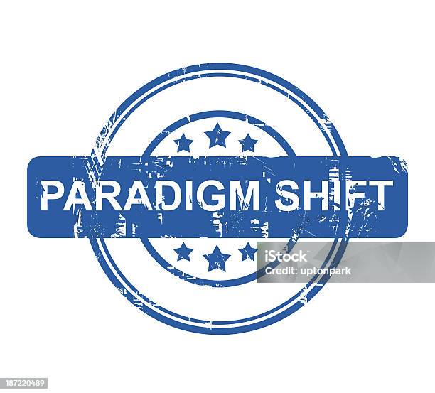 Paradigm Shift Stock Illustration - Download Image Now - Blue, Business, Change
