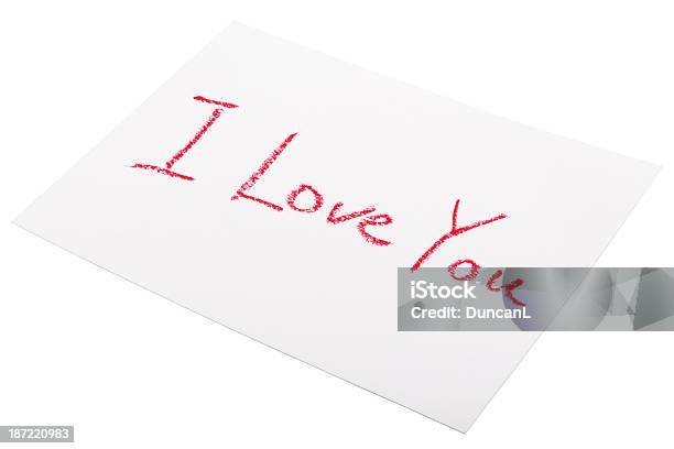 I Love Youfrase Em Inglês - Fotografias de stock e mais imagens de Alfabeto - Alfabeto, Amor, Branco