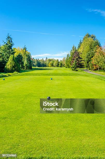 Goulf Golfplatz Stockfoto und mehr Bilder von Einlochen - Golf - Einlochen - Golf, Flagge, Fotografie