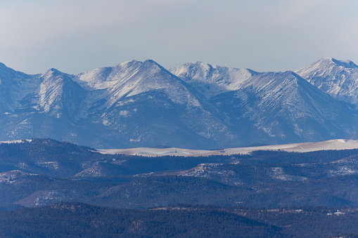 Sunrise on the Sangre de Cristo Range of Colorado