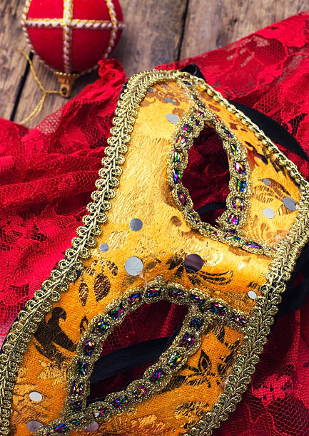 istock carnival,new year's mask and decoration 187227144
