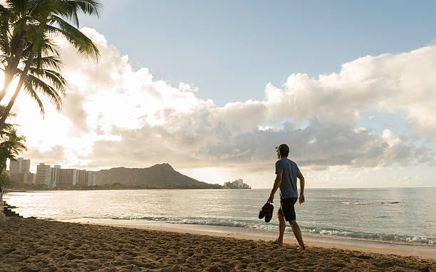 istock Male tourist in Hawaii 187230501