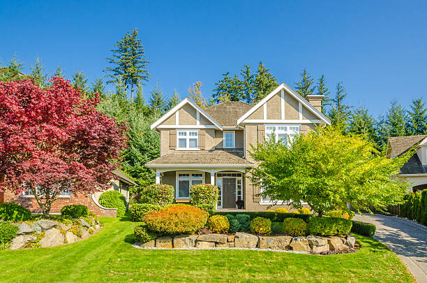 istock A luxury house in a relaxing area 187230754