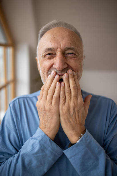 istock Portrait of a senior excited man 1872310565