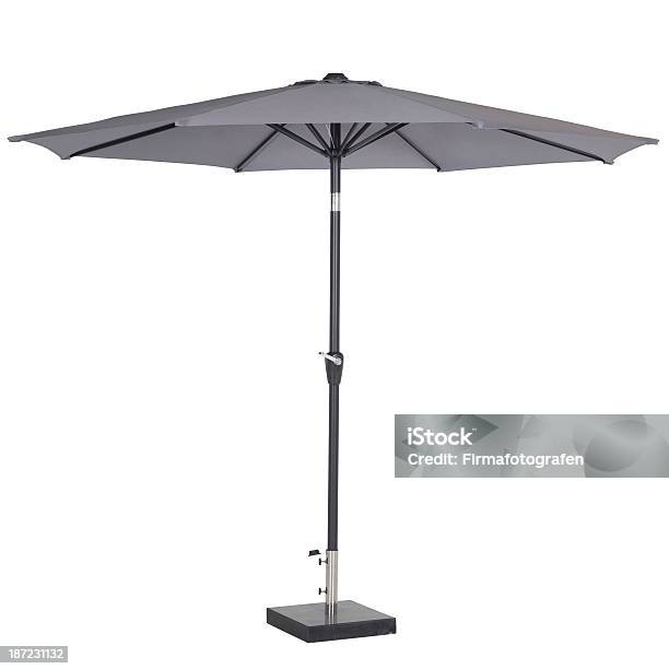 Foto de Parasol e mais fotos de stock de Aberto - Aberto, Acessório, Branco