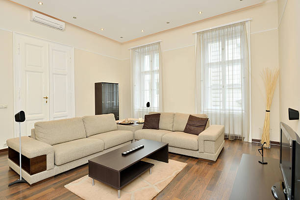 istock Domestic modern living room 187231891