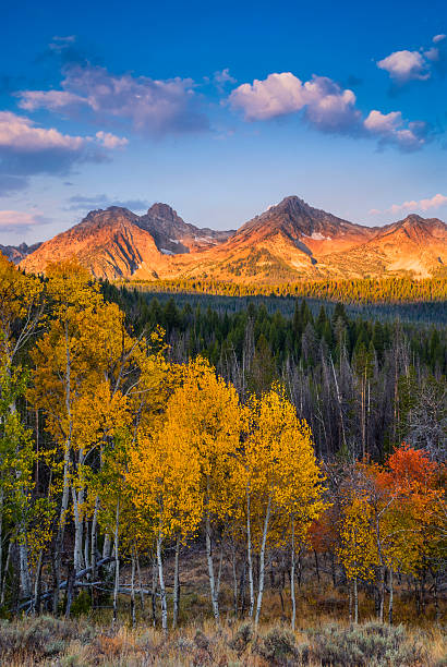 istock Sawtooth sunrise-Autumn, Stanley, Idaho 187232362