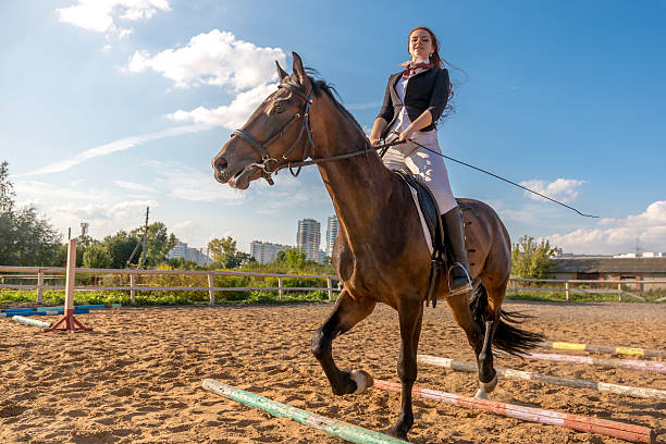 istock Beautiful horsewoman 187233643