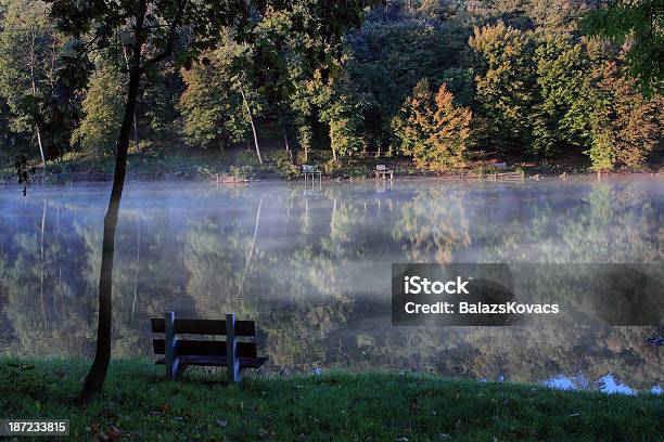 Natürliche Herbstszene Mit See Stockfoto und mehr Bilder von Bach - Bach, Baum, Fluss