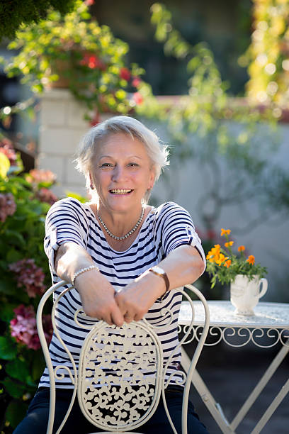 istock Senior woman portrait 187234119