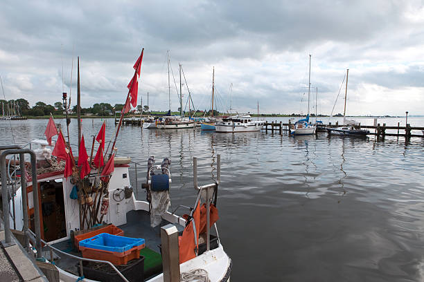 istock Kirchdorf Harbor in Island Poel - Germany 187234315