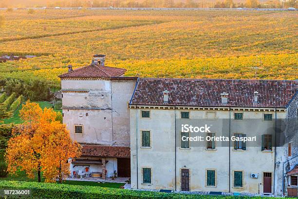 Foto de Casa Da Fazenda No Outono e mais fotos de stock de Agricultura - Agricultura, Ajardinado, Amarelo