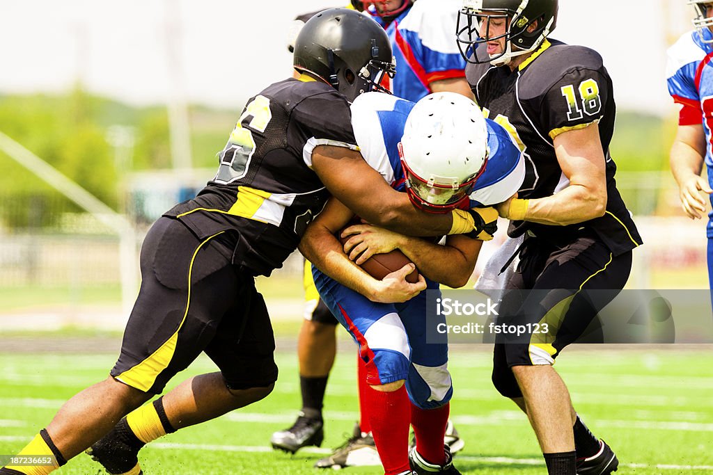 Corredor de fútbol que aborde - Foto de stock de Fútbol americano libre de derechos