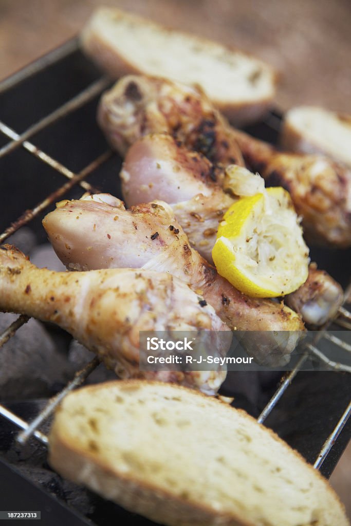 Pollo barbecue - Foto stock royalty-free di Alla griglia