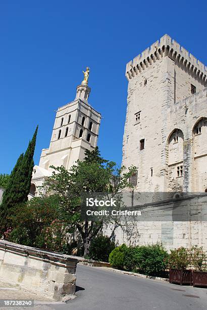 Palazzo Dei Papi Di Avignone - Fotografie stock e altre immagini di Ambientazione esterna - Ambientazione esterna, Architettura, Avignone