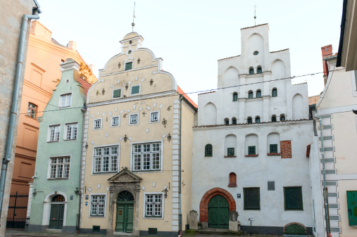 Three Brothersl houses in old town