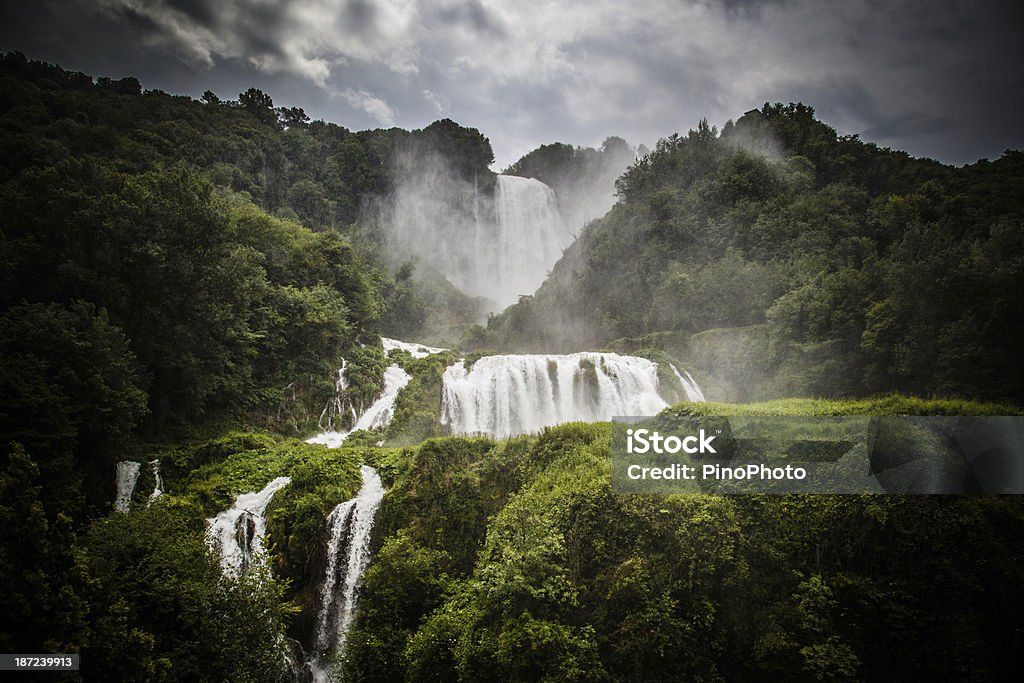 Marmore Waterfall Marmore Waterfall, Marmore Falls Falling Stock Photo