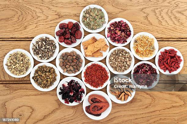 Chinese Herbal Medicine Stock Photo - Download Image Now - Alternative Medicine, Angelica, Asian Culture