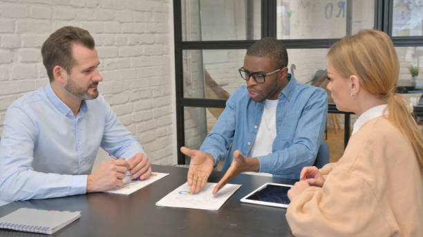 istock Angry African Entrepreneur Upset with Teammates 1872418385