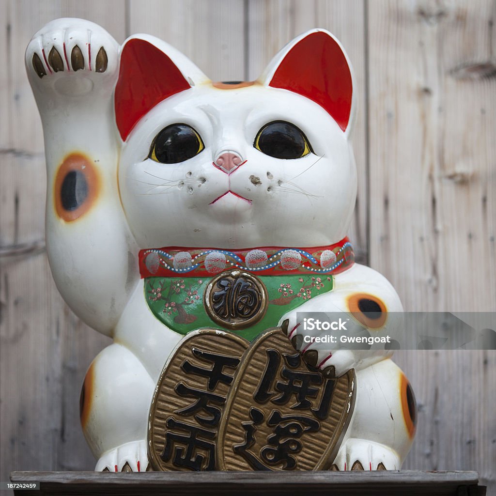 Lucky gato - Foto de stock de Maneki Neko royalty-free