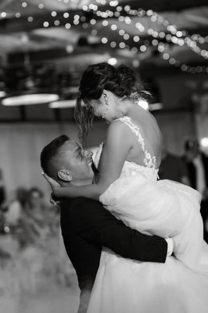 istock the first dance of the bride and groom inside a restaurant 1872452724