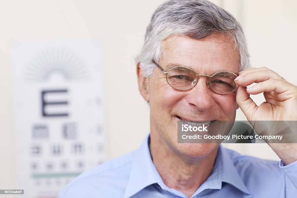 Die Verbesserung seiner vision und Lebensqualität - Lizenzfrei Augenuntersuchungen Stock-Foto