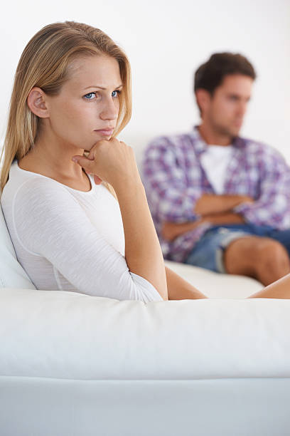 istock Giving him the silent treatment 187248158