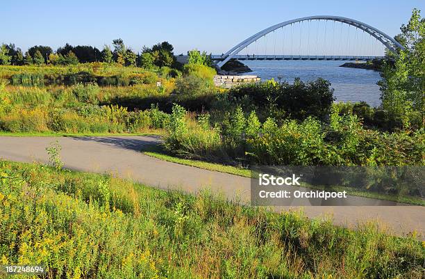 Ferngespräche Blick Auf Humber Bridge In Toronto Stockfoto und mehr Bilder von Bogenbrücke - Bogenbrücke, Britische Kultur, Brücke