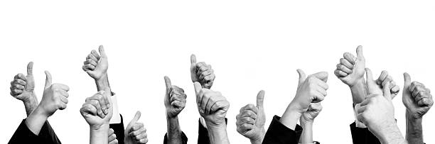 istock Business Persons Thumbs Up.Isolated. 187248718